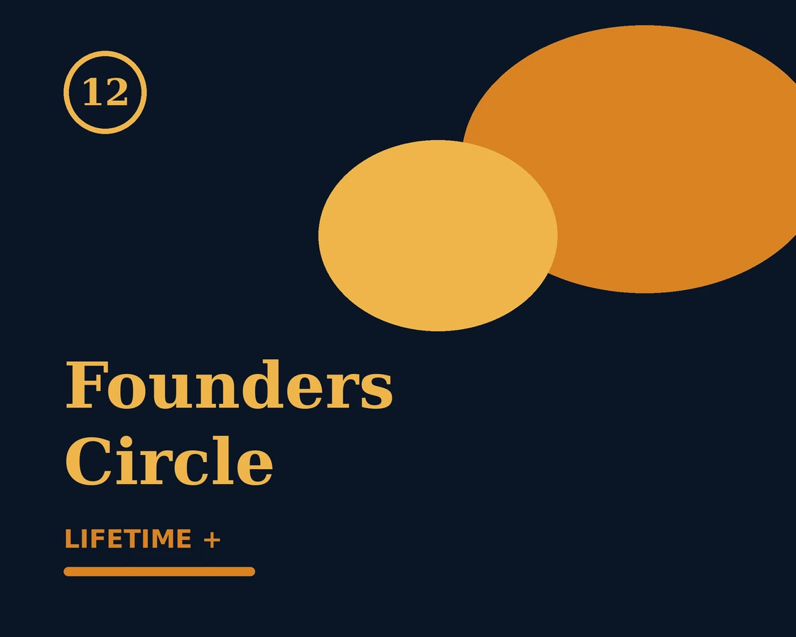 Pena Study Daily Lifetime plus Founders Circle plan artwork